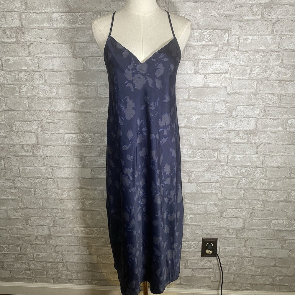 State Of Day Blue Pattered Nightgown Size XS Whimsigoth Moody